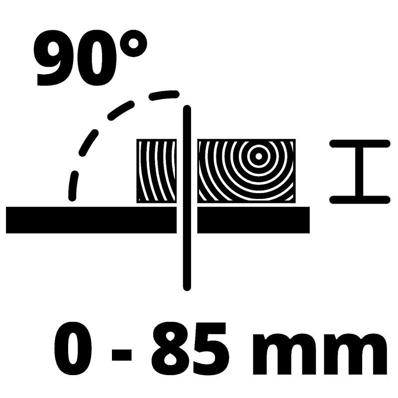 Einhell TC-TS 2025/2 U asztali körfűrész, 250mm, 1800W (4340490)