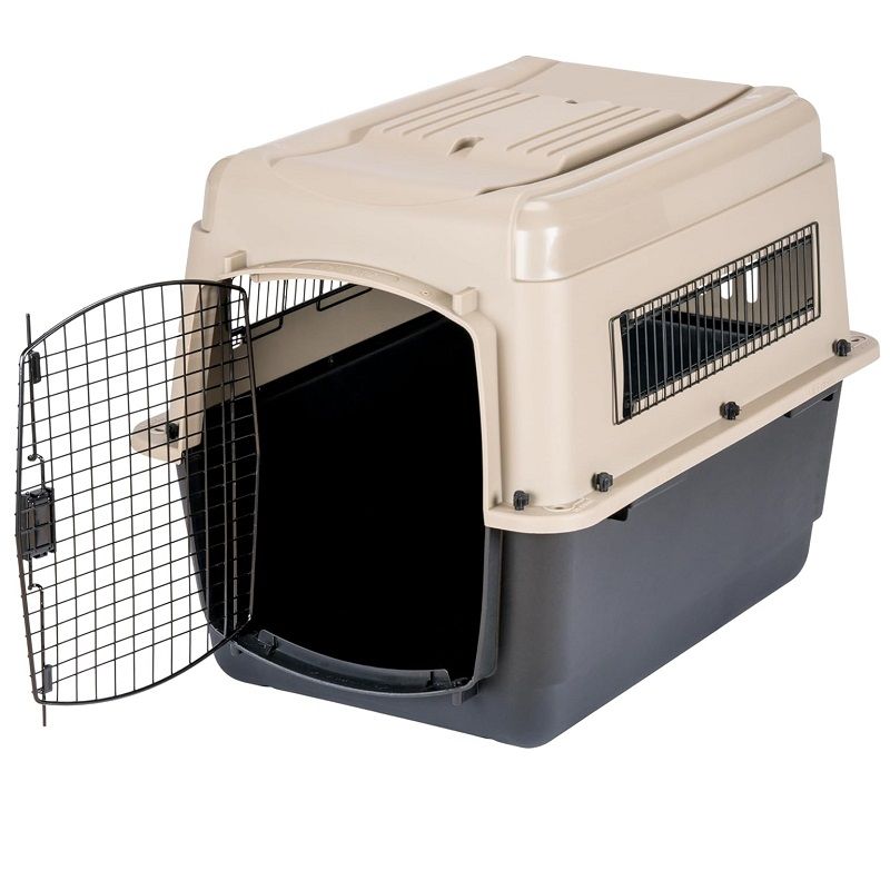 Petmate Ultra Vari utazó kennel, 62x81x57cm - fekete/krém (21552)