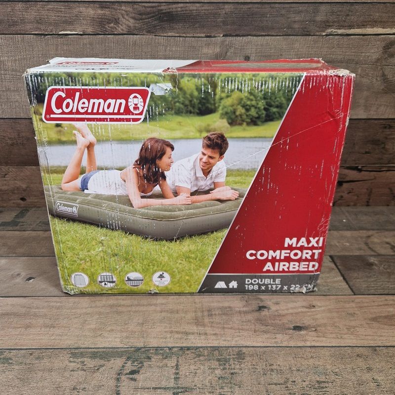 Coleman Maxi Comfort dupla felfújható matrac, 198x137x22cm - olívazöld