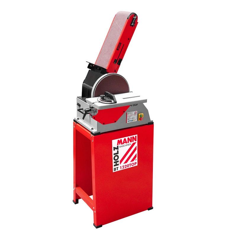 Holzmann BT1220TOP szalag- és korongcsiszoló, 750W, 254 mm, 230V - piros