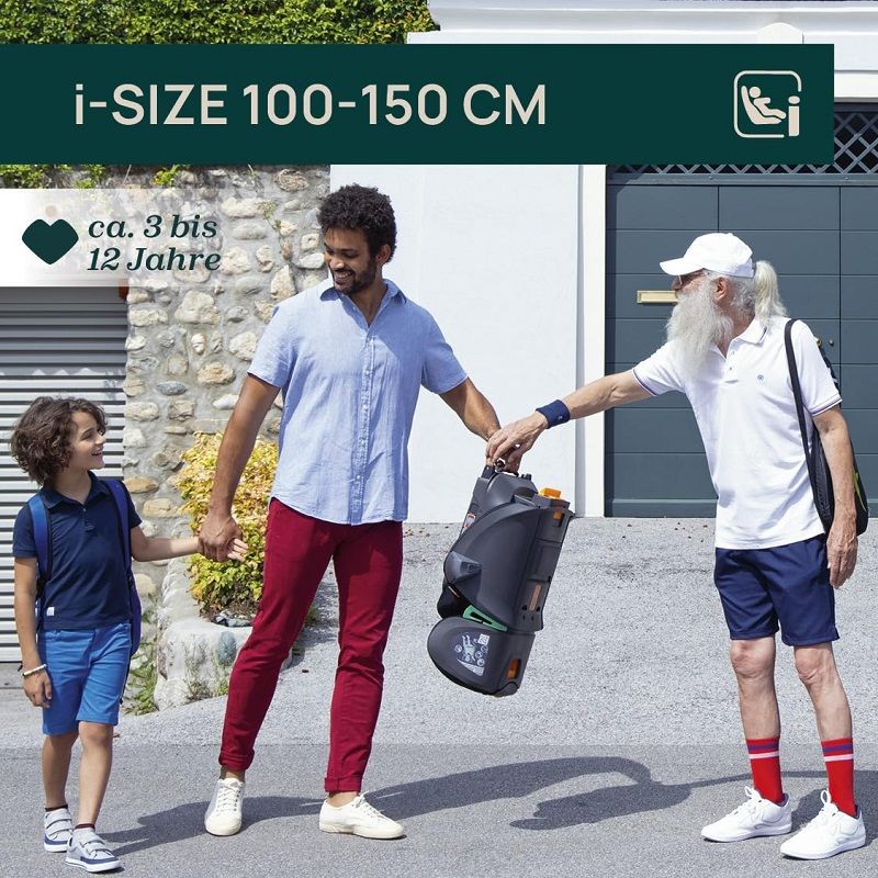 Chicco Fold & Go I-Size összecsukható gyerekülés, iso-fix, 100-150cm - fekete (CH0607979995)