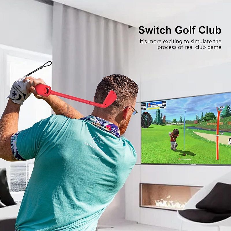 PGTech golfütő átalakító Nintendo Switchhez, 2 db készlet - piros/kék