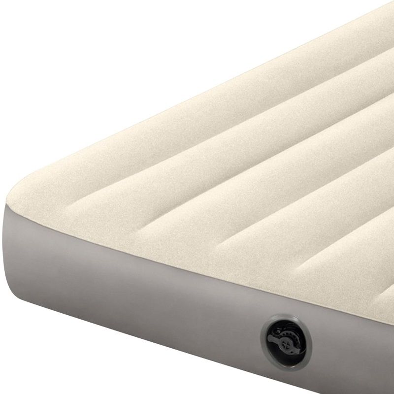 Intex Deluxe Full Dura-Beam felfújható ágy, 137x191x25cm - szürke (64102)