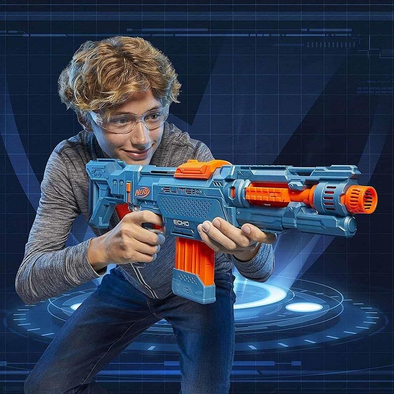 Hasbro Nerf Elite 2.0 Echo CS-10 motorizált játék szivacslövő fegyver 24db lövedékkel (E9533)