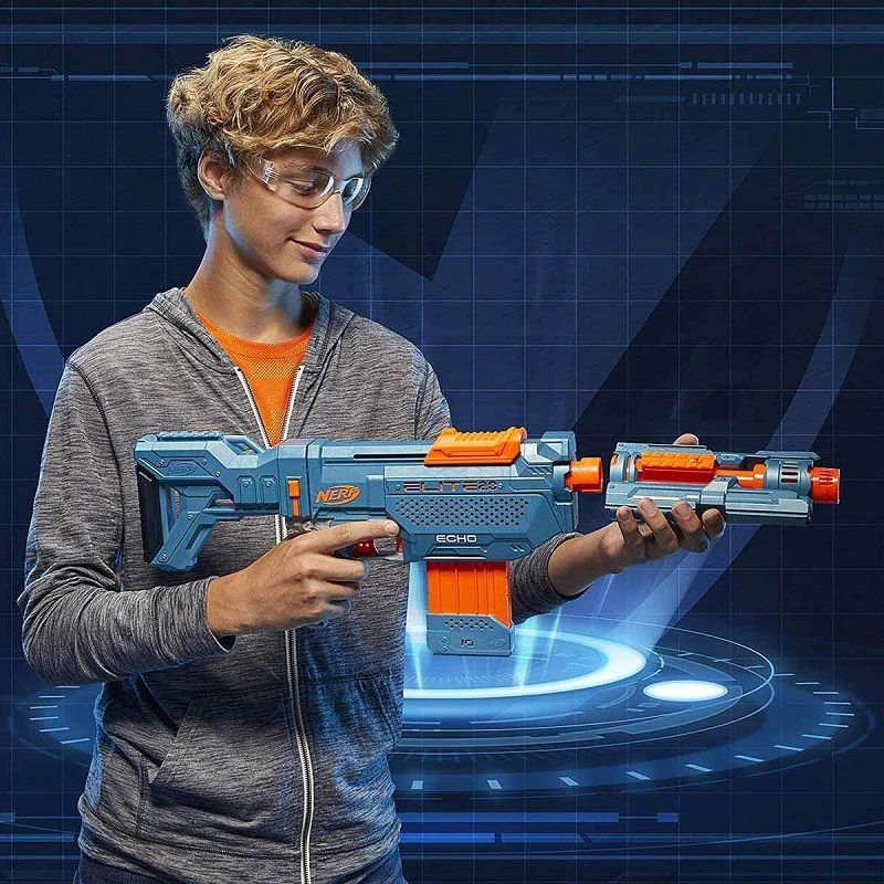 Hasbro Nerf Elite 2.0 Echo CS-10 motorizált játék szivacslövő fegyver 24db lövedékkel (E9533)