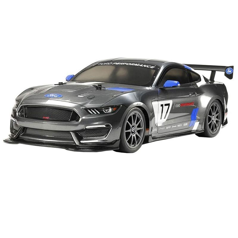 Tamiya 1:10 RC Ford Mustang GT4 TT-02 építőkészlet (akku és távirányító nélkül)