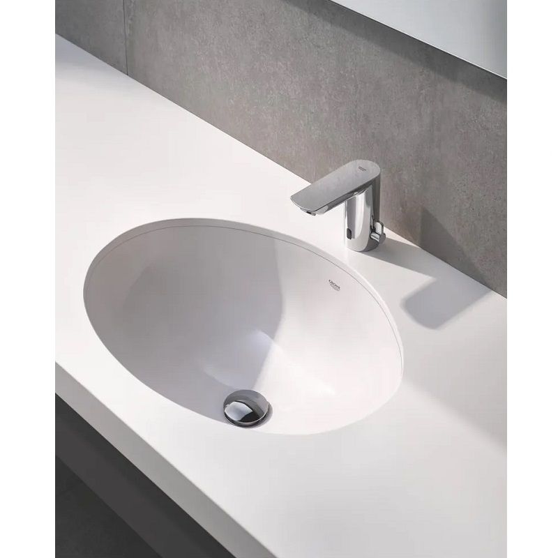 GROHE Bau Ceramic pult alá építhető mosdó, túlfolyóval, 56x42cm - fényes fehér (39423000)