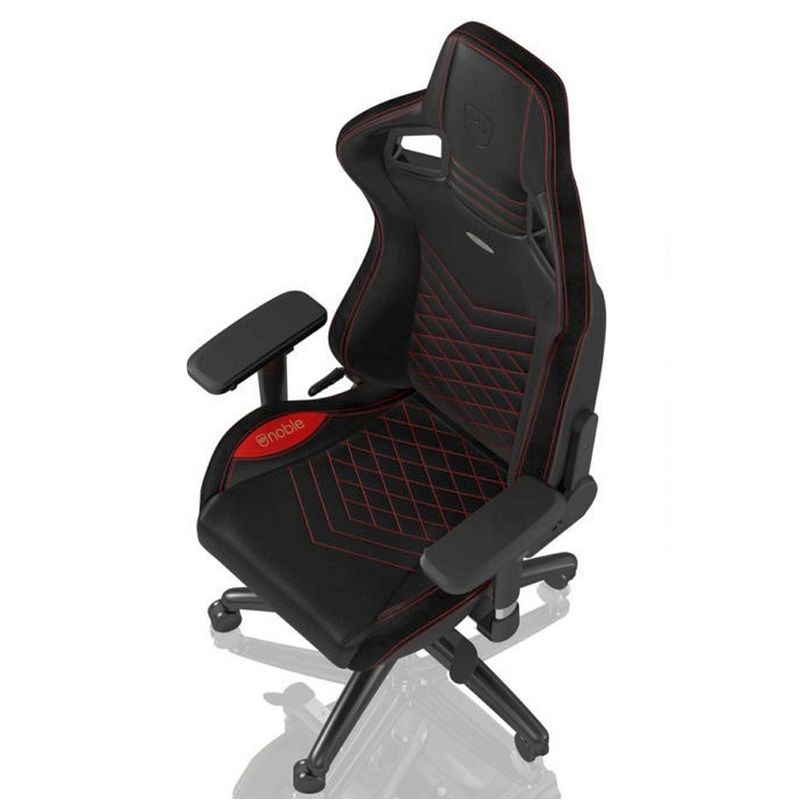 Noblechairs EPIC ergonomikus gamer szék - fekete/piros (NBL-PU-RED-002)