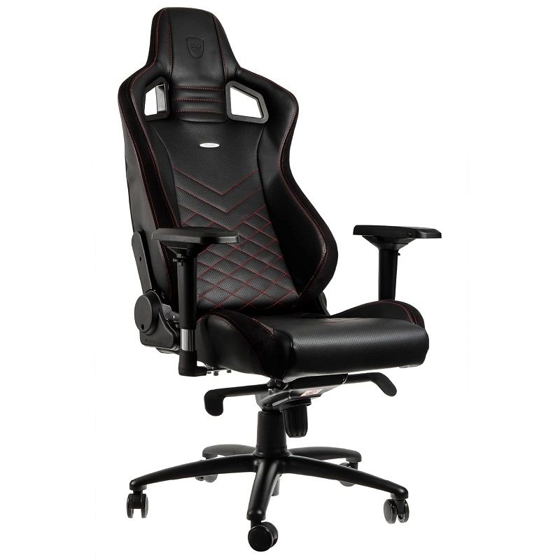 Noblechairs EPIC ergonomikus gamer szék - fekete/piros (NBL-PU-RED-002)