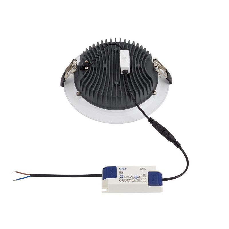 Downlight Led spotlámpa, meleg, semleges és hideg fehér fény, 20W, 2700-6000K, 2200lum - fehér