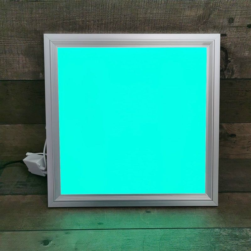 LuxPro 8W RGB led panel, távirányítóval, 300x300x9mm, IP20, alumínium kerettel