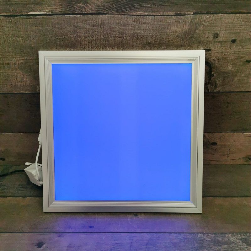 LuxPro 8W RGB led panel, távirányítóval, 300x300x9mm, IP20, alumínium kerettel