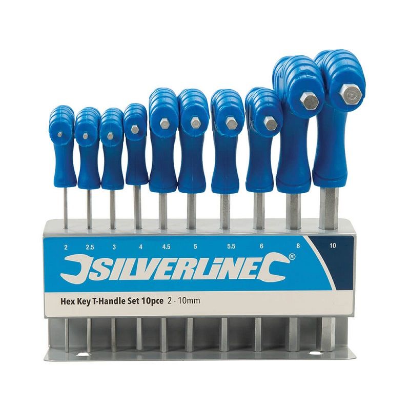 Silverline Tools hatlapos csavarkulcs készlet, 10 db, 2-10mm (323710)