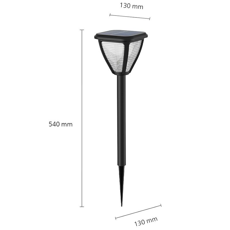 Philips Vapora napelemes sétányvilágító LED lámpa, 54cm, 2700K, IP44, 200lum (929004066601)