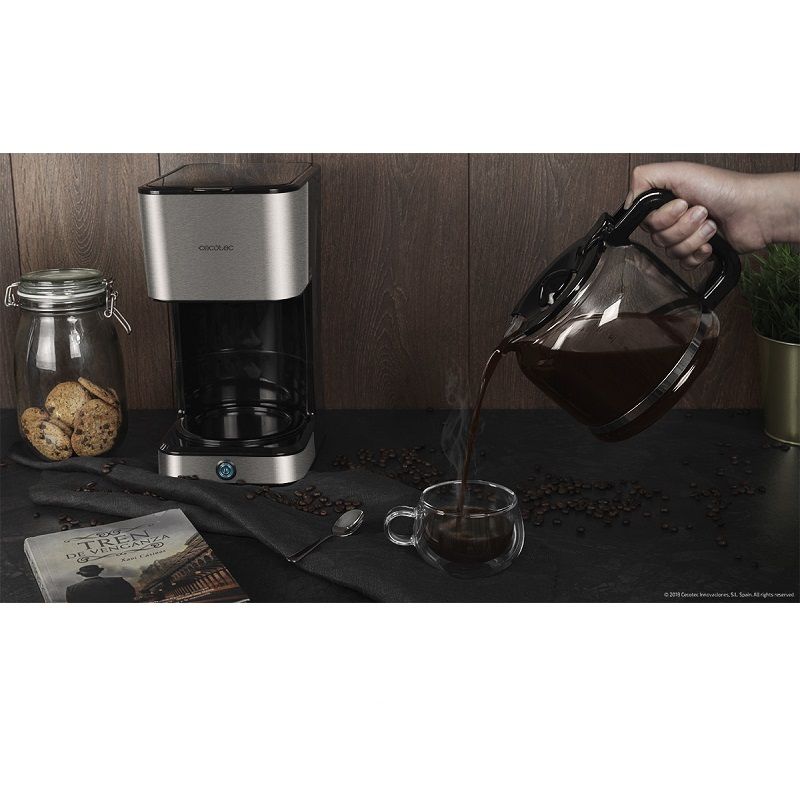 Cecotec Cumbia Coffee 66 Heat filteres kávéfőző, 1.5lit, 950W - rozsdamentes acél/fekete (01554) Cecotec Cumbia Coffee 66 Heat filteres kávéfőző, 1.5lit, 950W - rozsdamentes acél/fekete (01554)