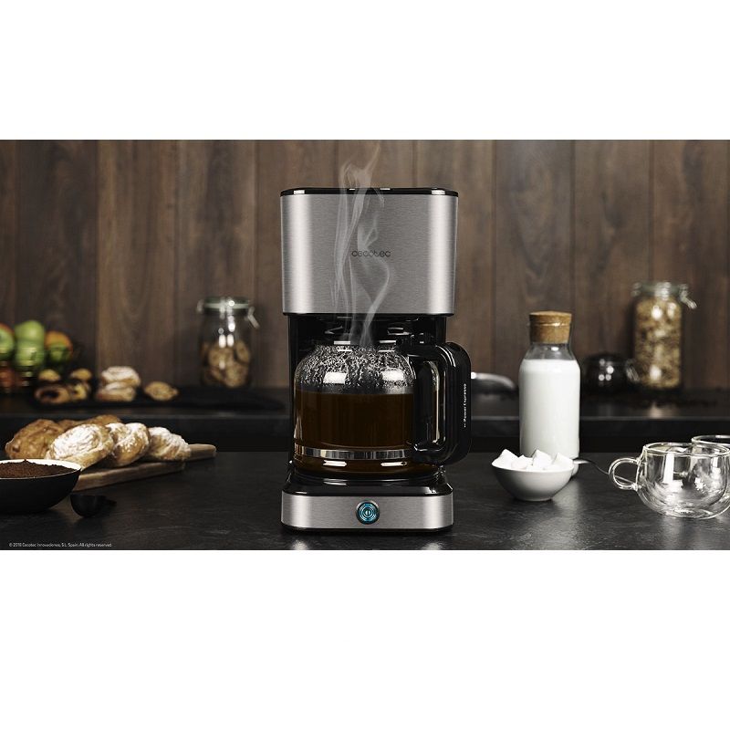 Cecotec Cumbia Coffee 66 Heat filteres kávéfőző, 1.5lit, 950W - rozsdamentes acél/fekete (01554) Cecotec Cumbia Coffee 66 Heat filteres kávéfőző, 1.5lit, 950W - rozsdamentes acél/fekete (01554)
