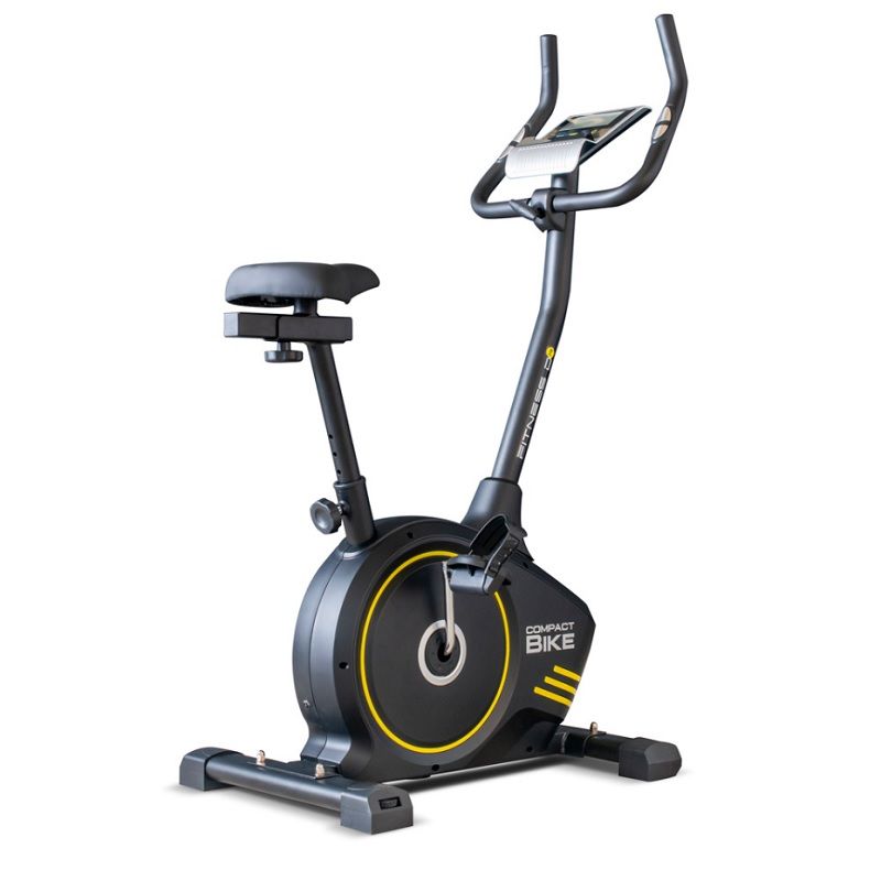 Fitness Dr. Compact Bike 2 szobakerékpár, lcd kijelzővel, 100kg - fekete (FIT02023)