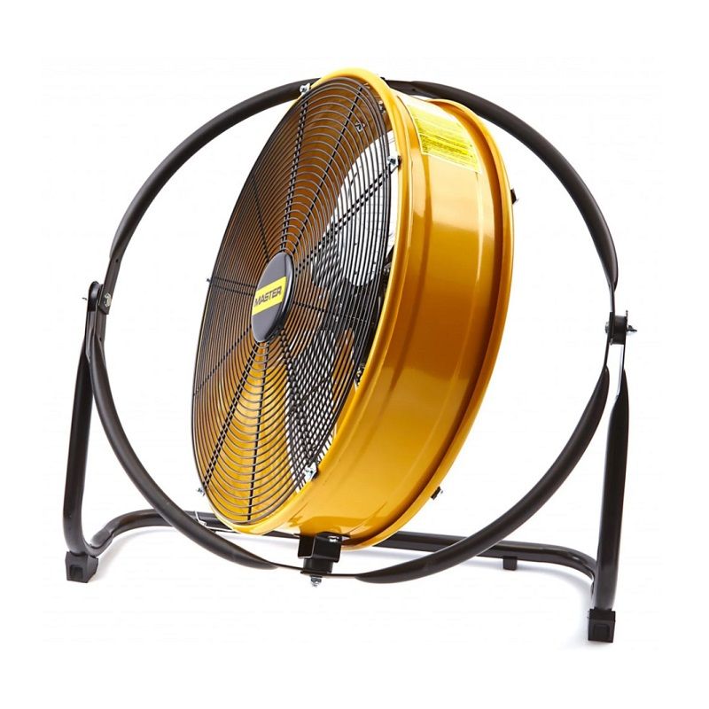 MASTER DF20P ipari ventilátor, IP44, 50cm, 100W, 6600 m³/h - sárga/fekete