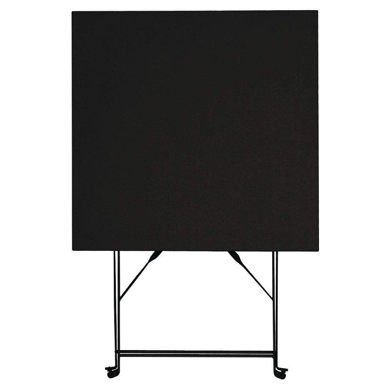 Bolero GK989 összecsukható acél asztal, 60x60x71cm - fekete