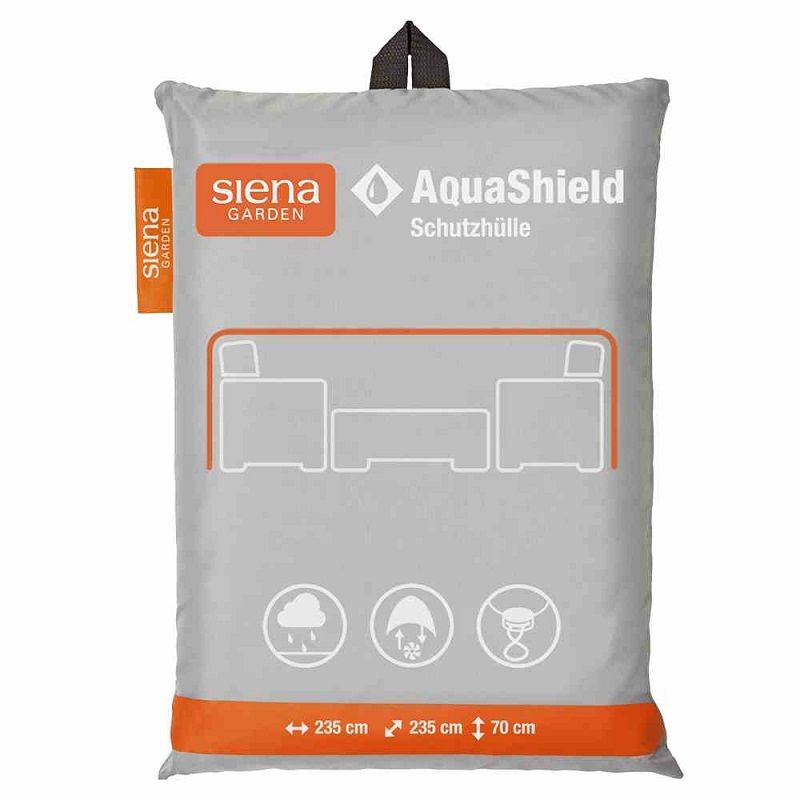 Siena Garden AquaShield védőhuzat, 235x235x70cm - szürke (D41170)