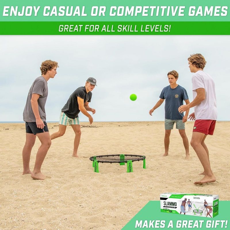 GoSports Slammo Spikeball labdajáték készlet, hordzsákban GoSports Slammo Spikeball labdajáték készlet, hordzsákban