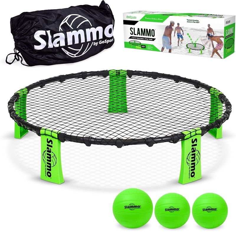 GoSports Slammo Spikeball labdajáték készlet, hordzsákban GoSports Slammo Spikeball labdajáték készlet, hordzsákban
