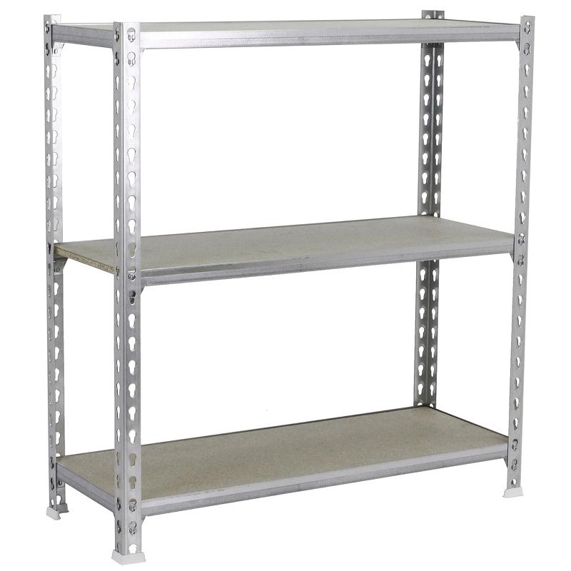 Simon Rack Maderclick Superplus 3 szintes fém polc, 100x110x40cm, 600kg-os teherbírással - horgonyzott