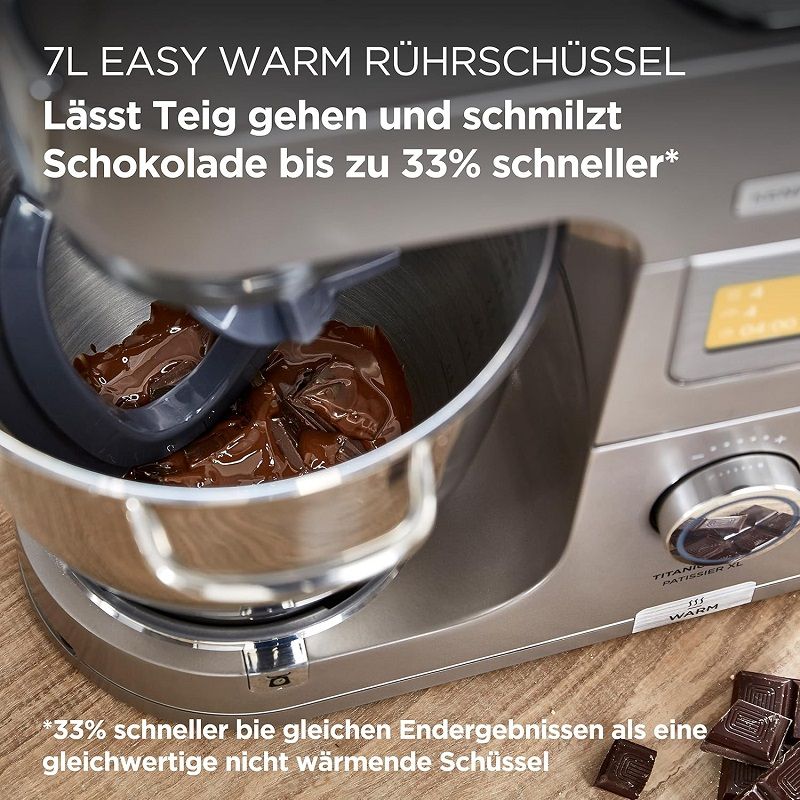 Kenwood Titanium Chef Patissier XL konyhai robotgép, 1730W, 7lit, 1.6lit turmixszal - ezüst (KWL90.034SI) Kenwood Titanium Chef Patissier XL konyhai robotgép, 1730W, 7lit, 1.6lit turmixszal - ezüst (KWL90.034SI)