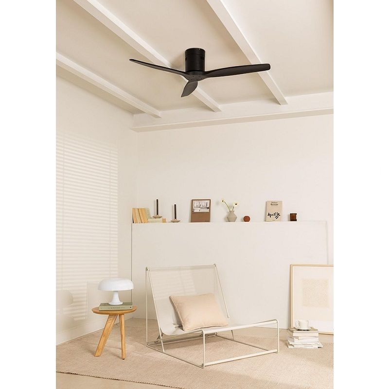 Create mennyezeti ventilátor, távirányítóval, 40W, 132cm - fekete (144959-312770)