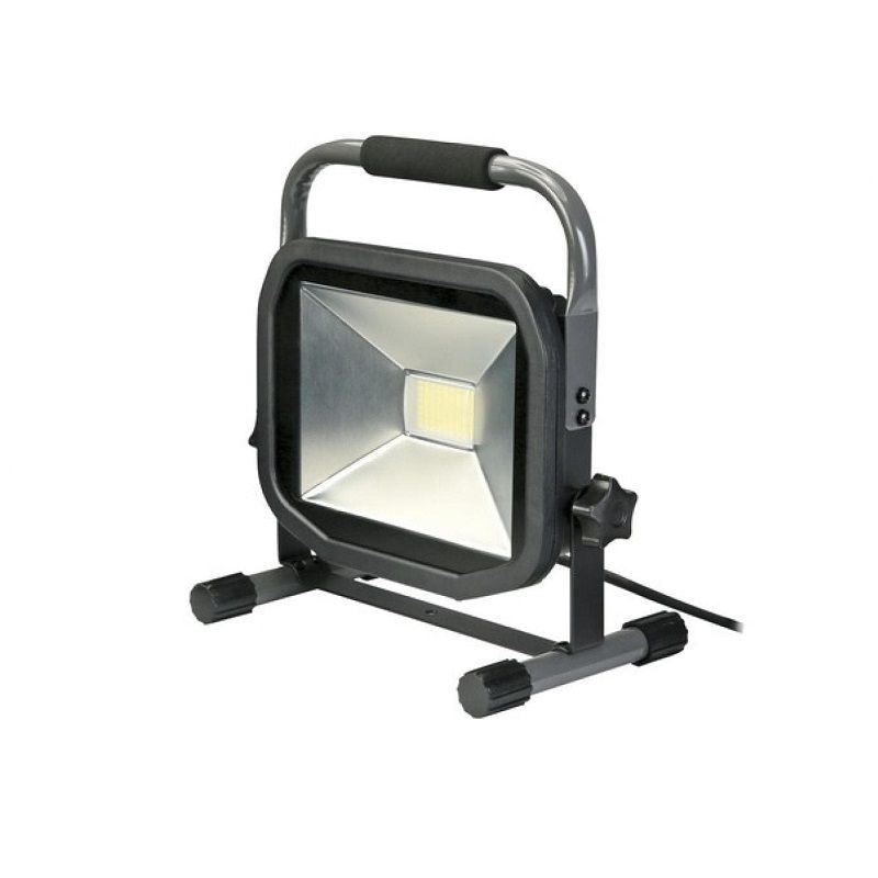 Masterplug led reflektor, munkalámpa, 38W, 3000lum, 5000K, 280x285x60mm - fekete/szürke (LSW30BG2-MP)