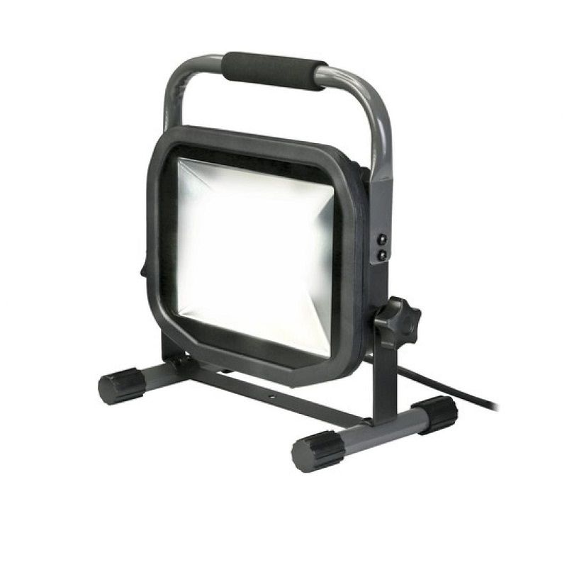 Masterplug led reflektor, munkalámpa, 38W, 3000lum, 5000K, 280x285x60mm - fekete/szürke (LSW30BG2-MP)