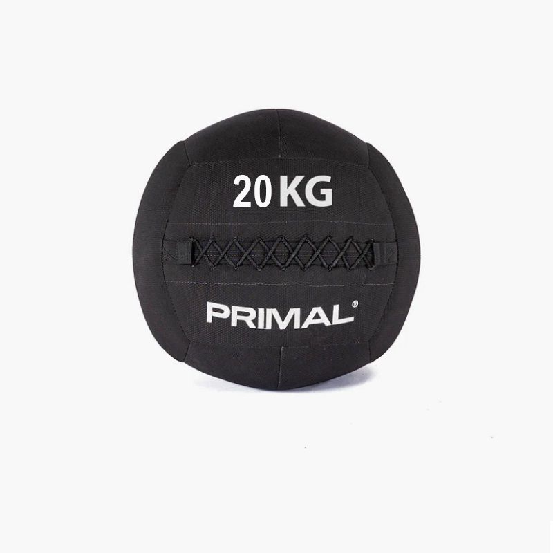 Primal kevlár medicin labda, wallball, 20 kg - fekete