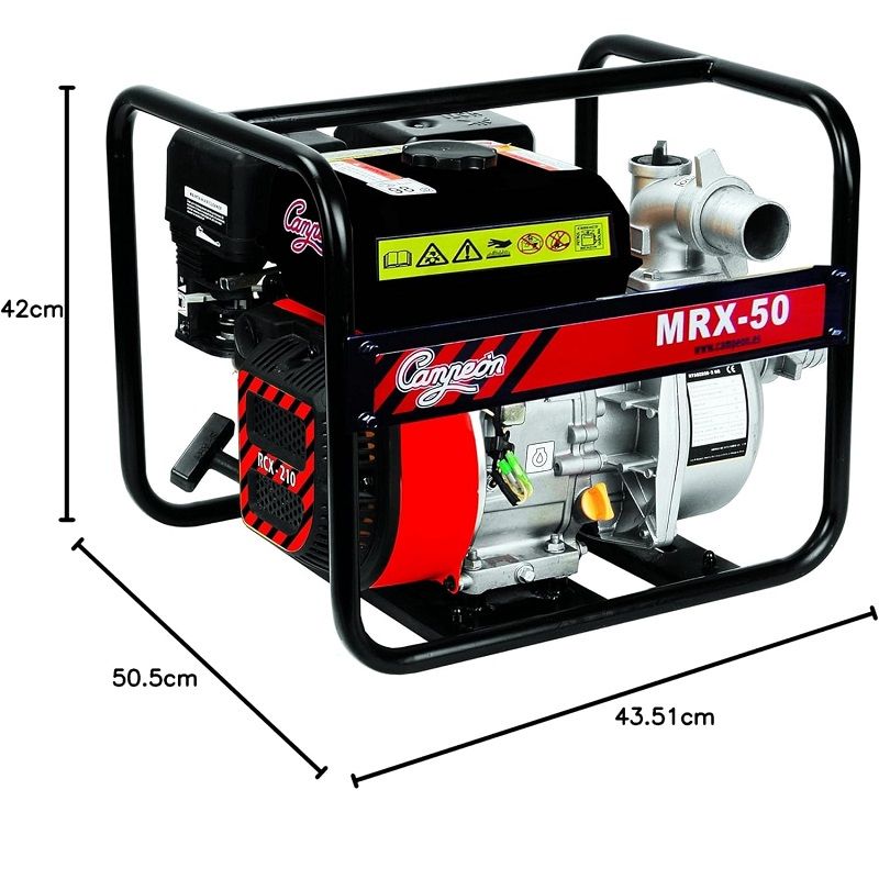 CAMPEON MRX-50 robbanómotoros tisztavíz szivattyú, 6.5LE, 212cc, 36000l/h