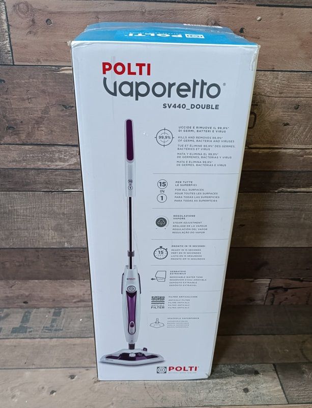 Polti Vaporetto SV440 Double 15az1-ben gőztisztító, 1500W, 0.3lit - lila (PTEU0274)