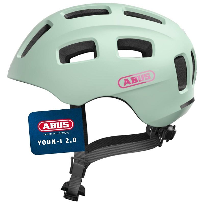 Abus Youn-I 2.0 kerékpáros sisak, "M" 52-57 - menta (iced mint)