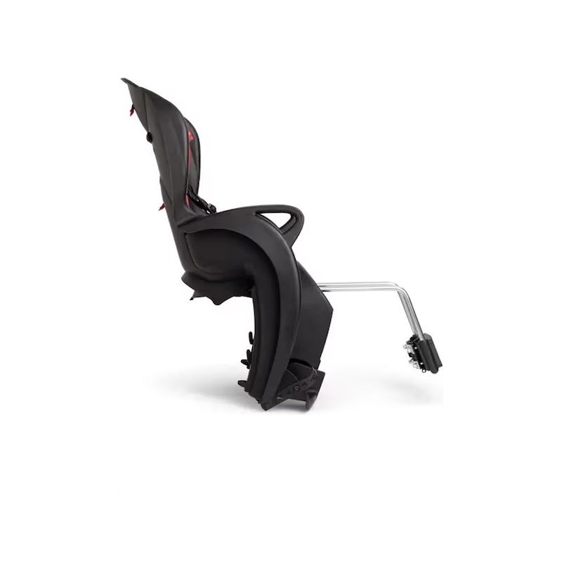 Hamax Kiss hátsó kerékpárülés a vázhoz - fekete/piros