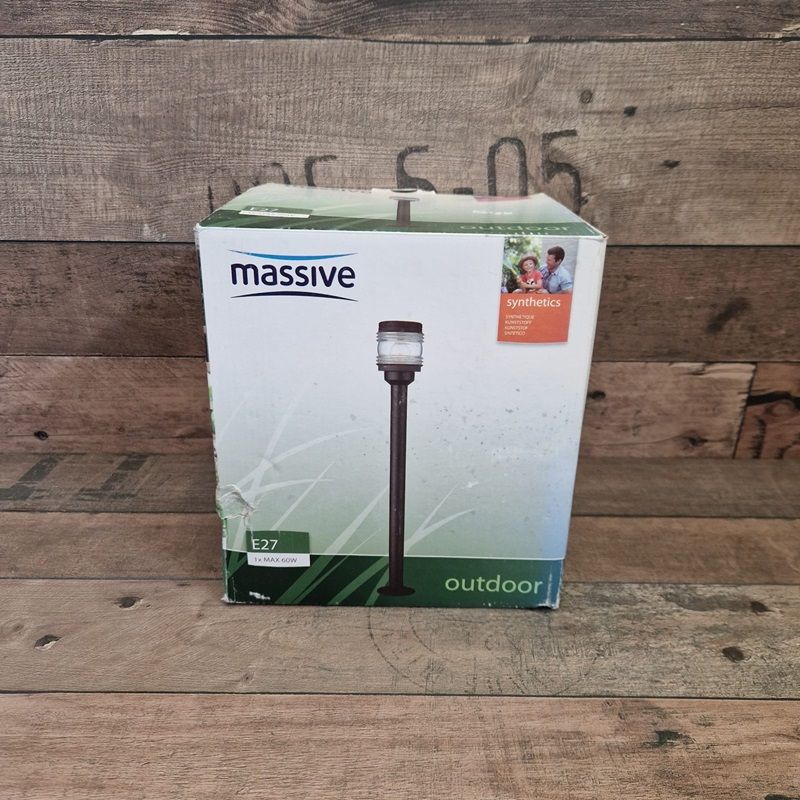 Philips Massive Marine kültéri lámpaoszlop, állítható magassággal, 220V, IP44, E27, max 60W - fekete (16026/30/10)