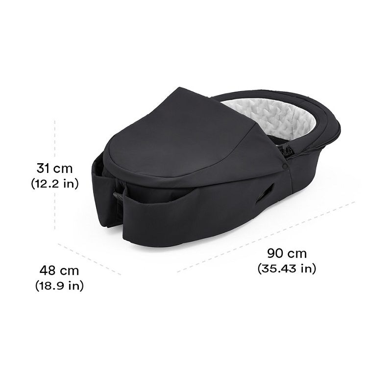Stokke Xplory X Carry Cot mózeskosár, 9kg-ig - fekete (572201) Stokke Xplory X Carry Cot mózeskosár, 9kg-ig - fekete (572201)