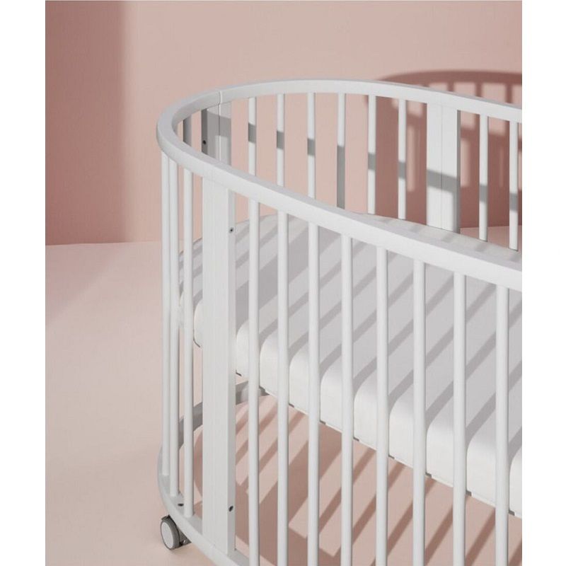 Stokke Sleepi Bed V3 kiságy kerekekkel, 141x74x78cm, 0M+ - fehér (591402) Stokke Sleepi Bed V3 kiságy kerekekkel, 141x74x78cm, 0M+ - fehér (591402)