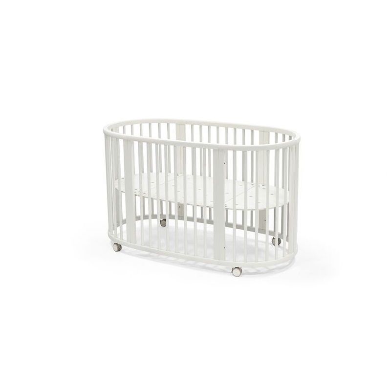 Stokke Sleepi Bed V3 kiságy kerekekkel, 141x74x78cm, 0M+ - fehér (591402) Stokke Sleepi Bed V3 kiságy kerekekkel, 141x74x78cm, 0M+ - fehér (591402)