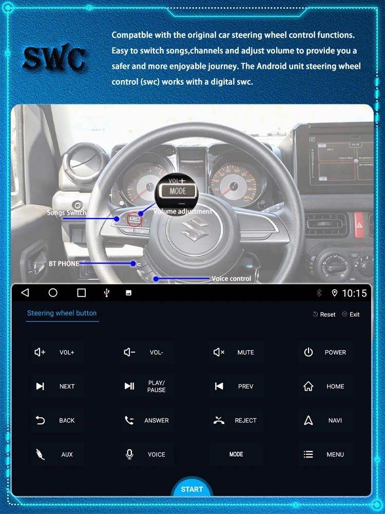 TS18 Android 12 univerzális fejegység, 10", 2DIN, 4/32GB, 8 magos, GPS, 4G LTE, Bluetooth, WiFi