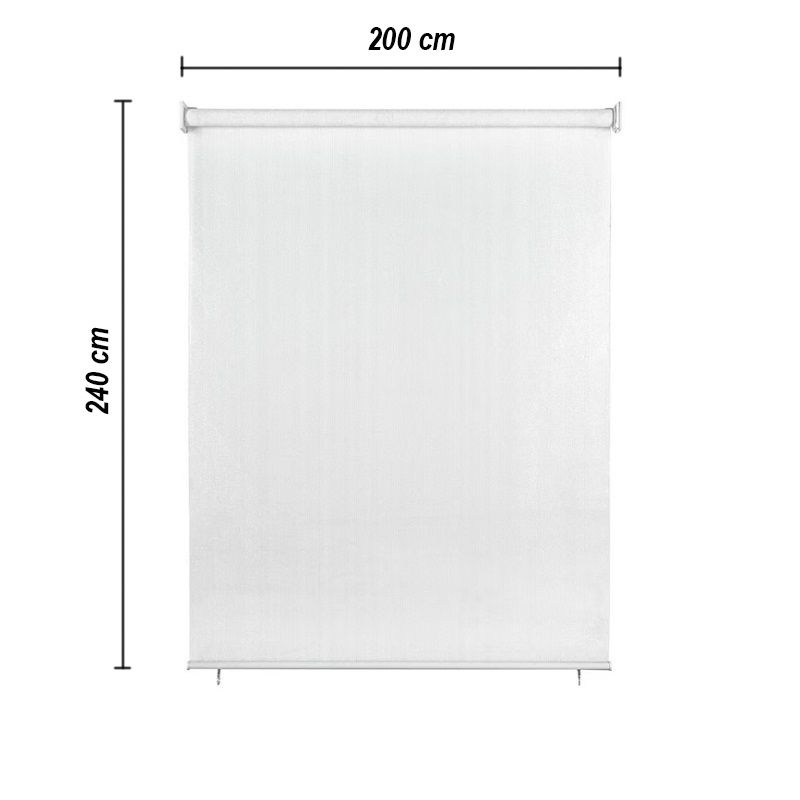 Paramondo függőleges napellenző, 200x240cm - fehér Paramondo függőleges napellenző, 200x240cm - fehér