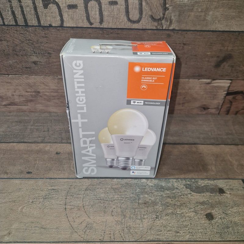 Ledvance Smart+ Wifi led izzó, 9W, 806lm, 2700K, 3db/csomag - meleg fehér Ledvance Smart+ Wifi led izzó, 9W, 806lm, 2700K, 3db/csomag - meleg fehér