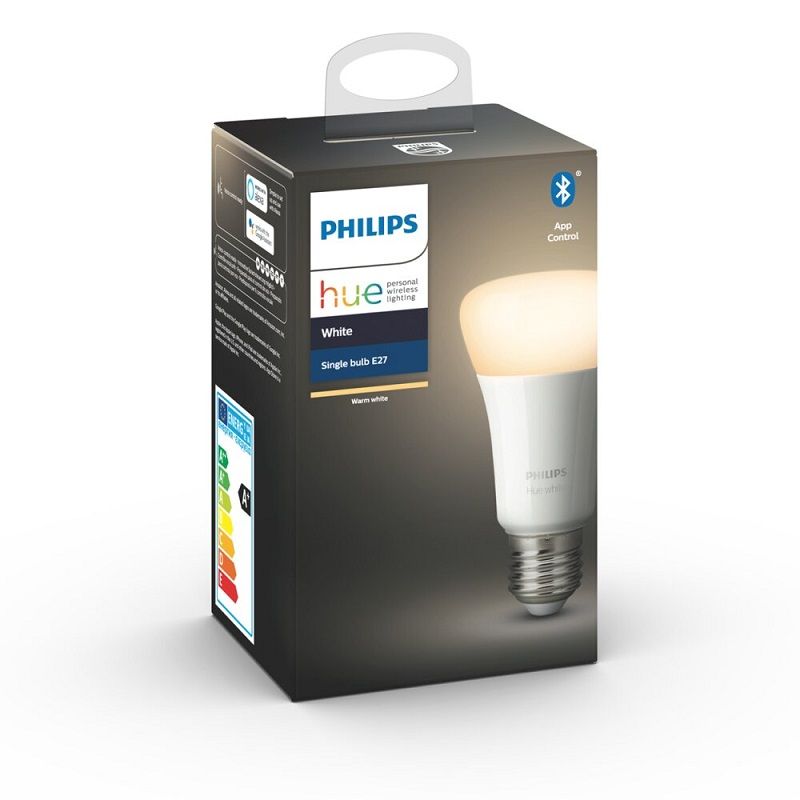 Philips Hue White okos led fényforrás, bluetooth, hangvezérlés, E27, 2700K, 9W (929001821602) Philips Hue White okos led fényforrás, bluetooth, hangvezérlés, E27, 2700K, 9W (929001821602)