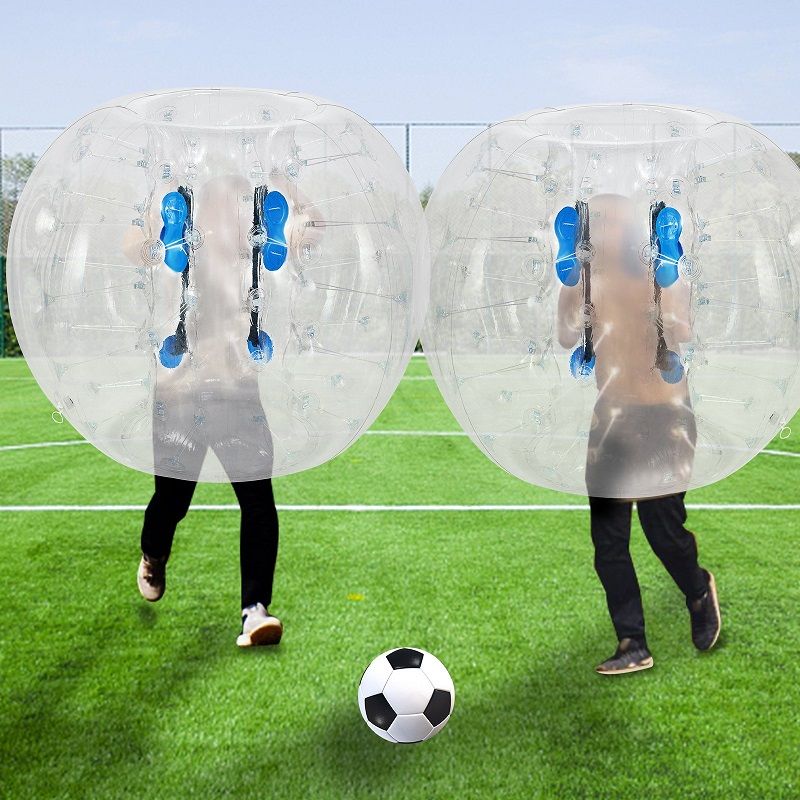 Vevor felfújható Zorb labda, 2 darabos készlet, 1.2m - átlátszó Vevor felfújható Zorb labda, 2 darabos készlet, 1.2m - átlátszó