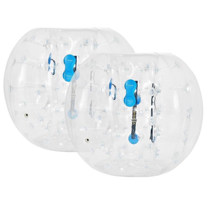 Vevor felfújható Zorb labda, 2 darabos készlet, 1.2m - átlátszó Vevor felfújható Zorb labda, 2 darabos készlet, 1.2m - átlátszó