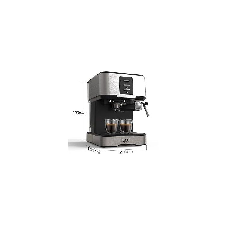 Kaif Style manuális eszpresszó kávégép, 1.5lit, 850W, 15bar - rozsdamentes acél/fekete (CM5403A-GS) Kaif Style manuális eszpresszó kávégép, 1.5lit, 850W, 15bar - rozsdamentes acél/fekete (CM5403A-GS)