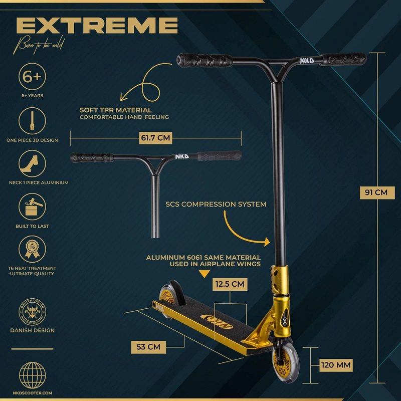 NKD Extreme Freestyle roller, 100kg - arany NKD Extreme Freestyle roller, 100kg - arany