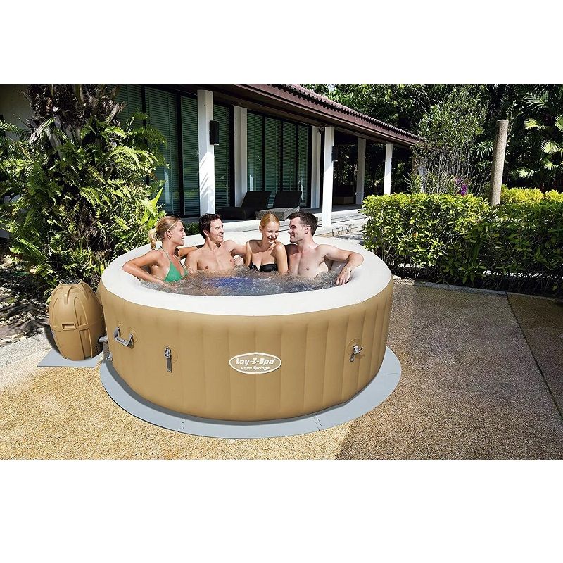 Bestway Lay‑Z‑Spa® kör alakú aljvédő, 211cm - szürke (13222) Bestway Lay‑Z‑Spa® kör alakú aljvédő, 211cm - szürke (13222)