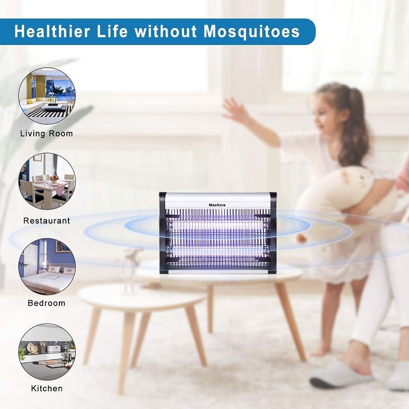 MaxKare XHC-620AE elektromos rovarcsapda, 20W, 220V - fekete/szürke MaxKare XHC-620AE elektromos rovarcsapda, 20W, 220V - fekete/szürke